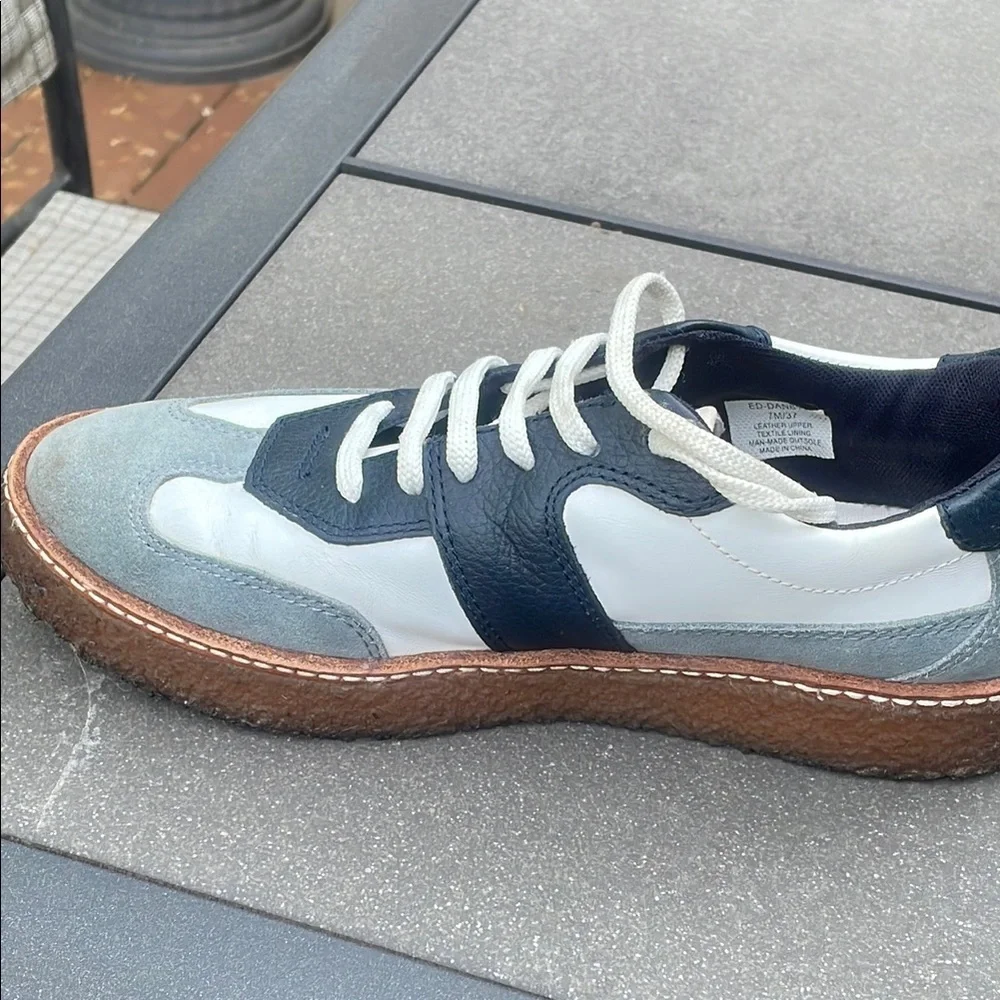 ED - Ellen Stylish Blue and White Sneakers Danby 3 - Picture 6 of 14
